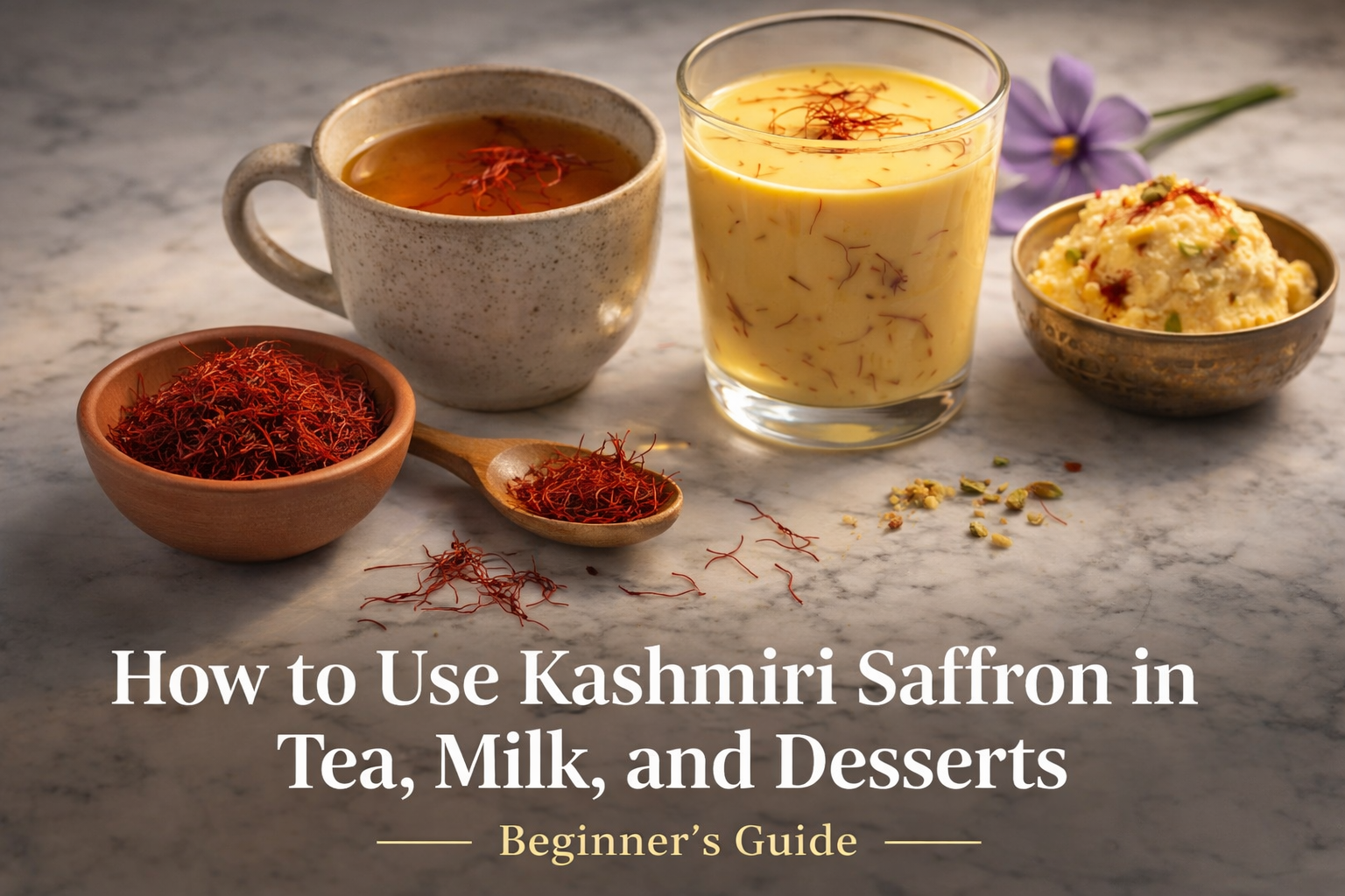 How to Use Kashmiri Saffron Daily (Milk, Tea & Recipes Guide)
