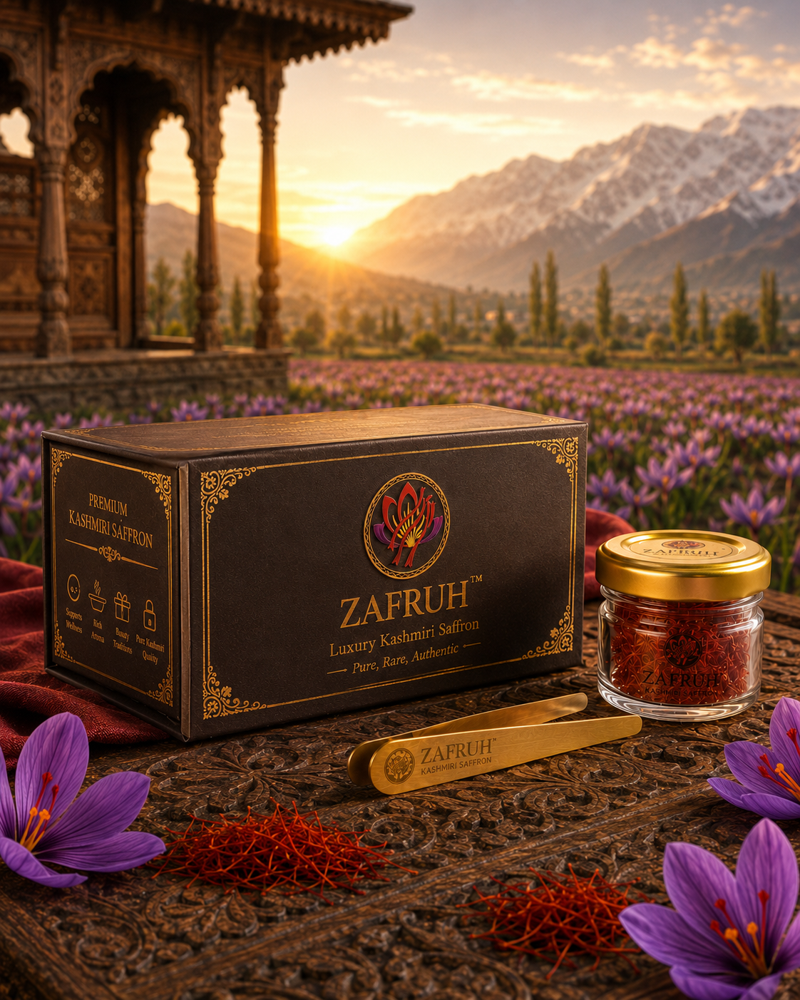 ZAFRUH™ Royal Kashmiri Saffron – Premium Grade